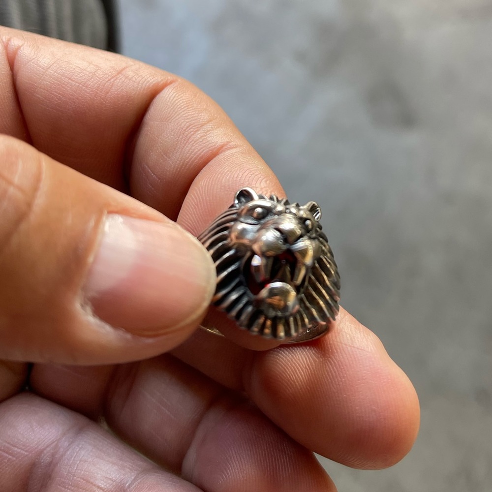 Lion Head Ring - image 3